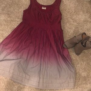 Red Ombré Dress